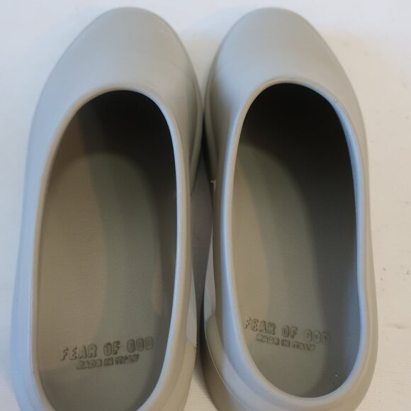 Mens Fear of God The California Backless Concrete Gray Slip-On Loafer 44 US/12 main image 14
